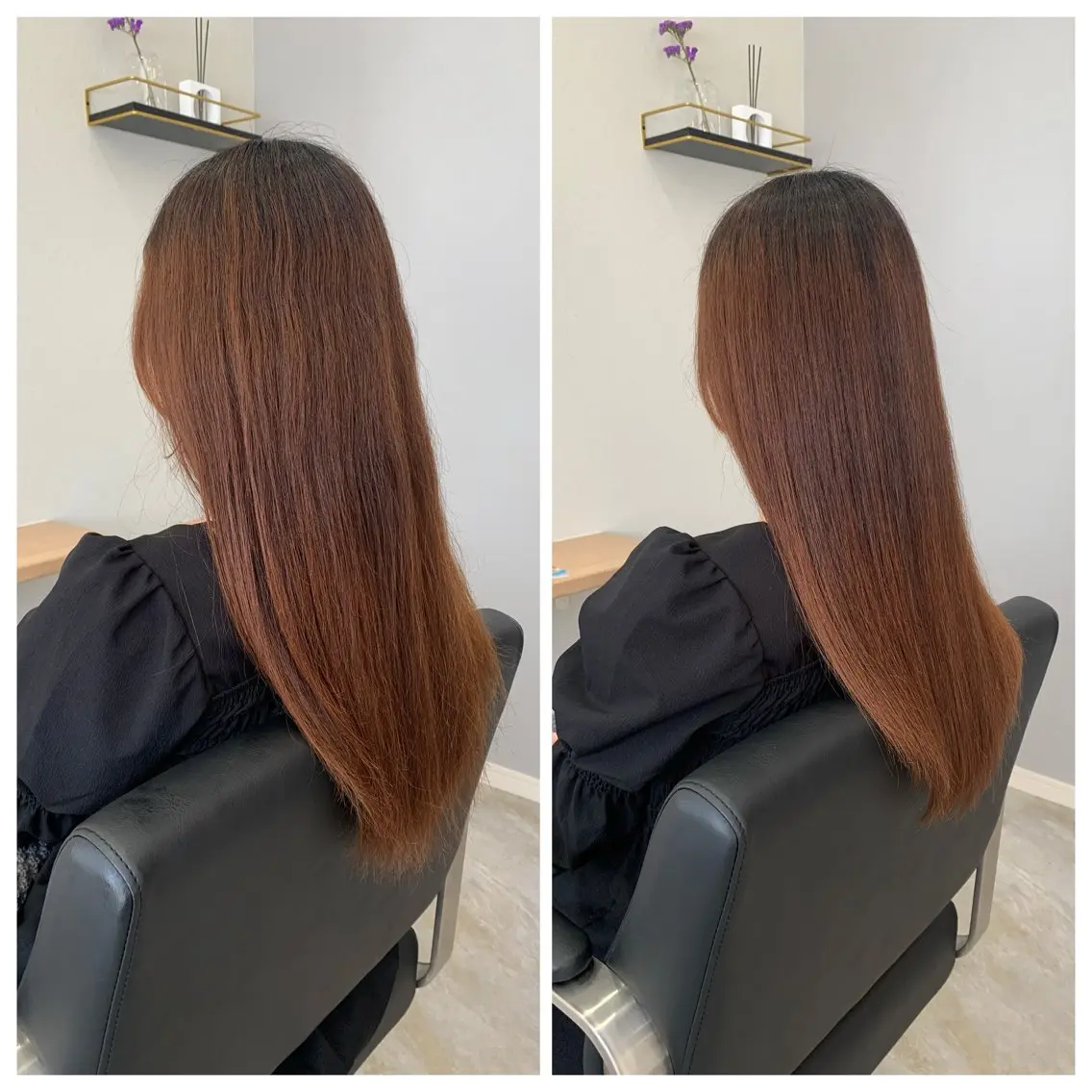 セミロング カット 縮毛矯正 トリートメント en.桐山 晃彦のヘアスタイル
