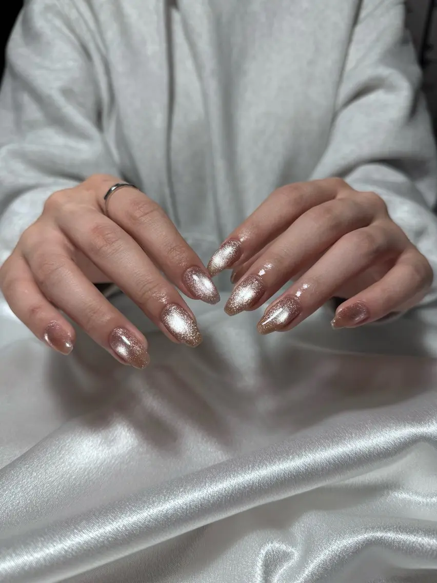 ネイル フラッシュネイル キラキラネイル マグネットネイル ハンドネイル Nail 中村公園 kanakoのネイルデザイン