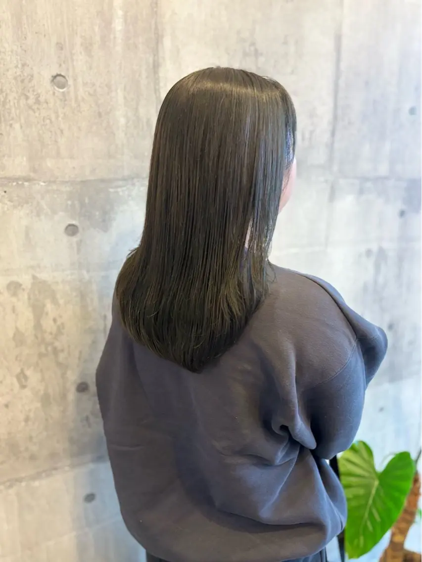 ♡人気🎖️♡透明感カラー＋前髪cut ＋髪質改善トリートメントの写真