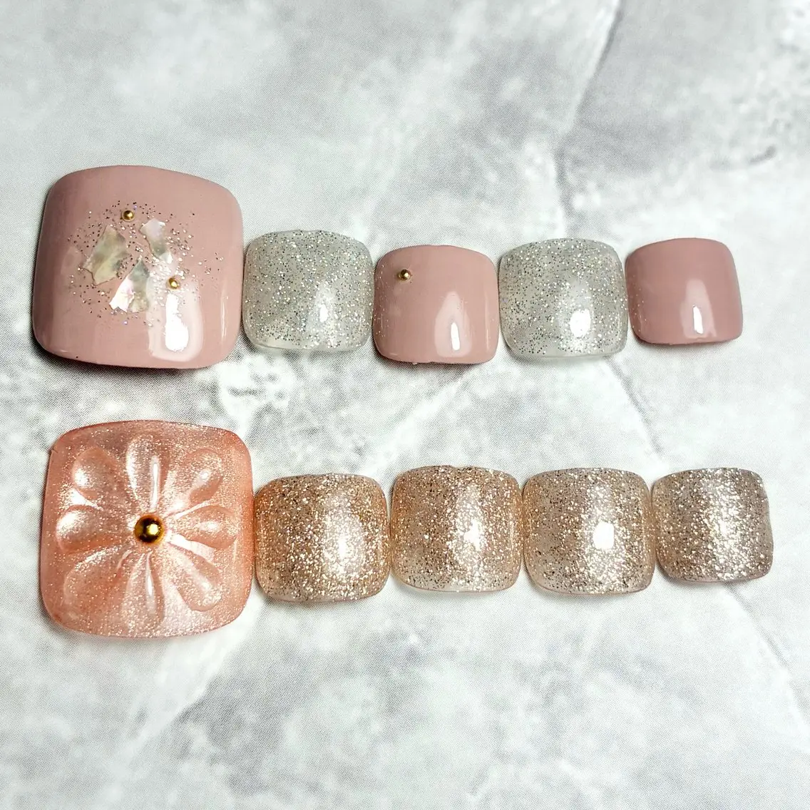 ネイル フットネイル フットネイル nailsalon liccáのネイルデザイン