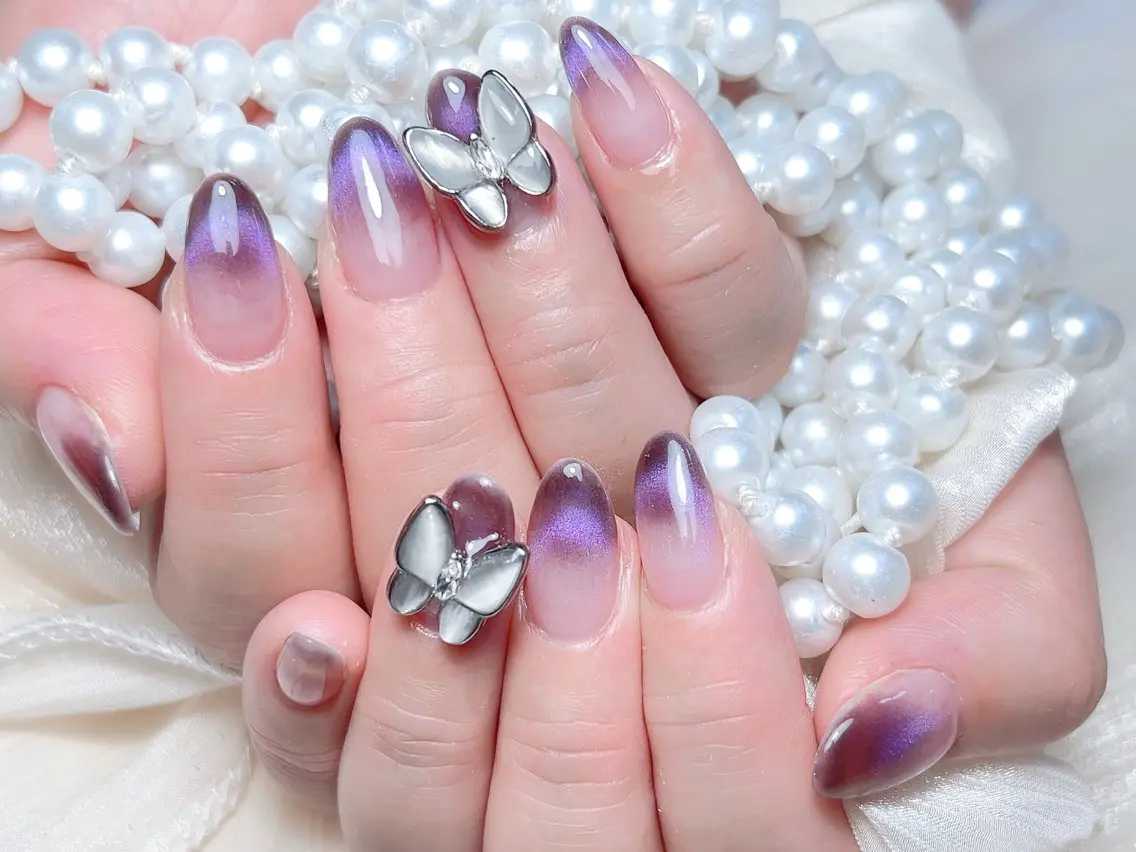 ネイル ハンドネイル M🌷nail 長さだし専門店のネイルデザイン