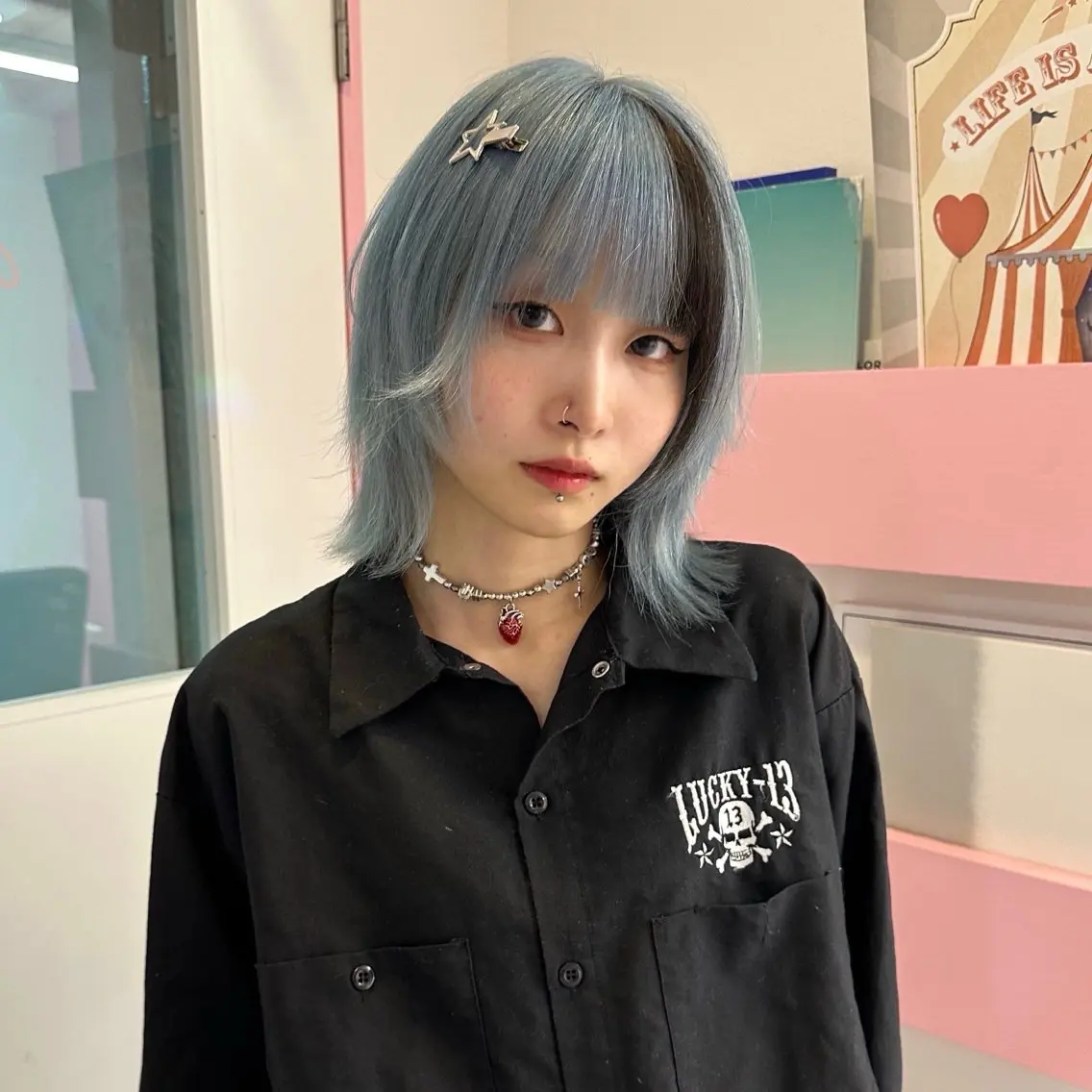 ミディアム カラー メイ ☪️のヘアスタイル