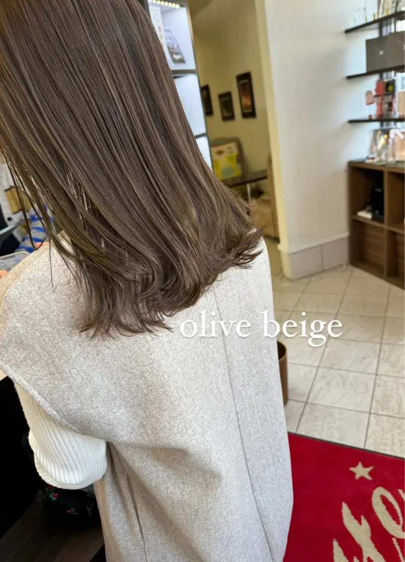 ミディアム カラー カット ヘアカラー トリートメント コレットヘアー 田中アヤノのヘアスタイル