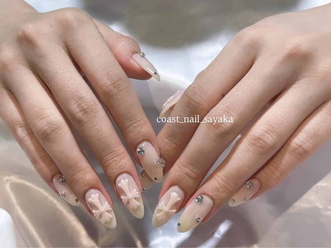 ネイル ハンドネイル HOSHI ⭐️辻堂 /藤沢ガーリーネイルのネイルデザイン