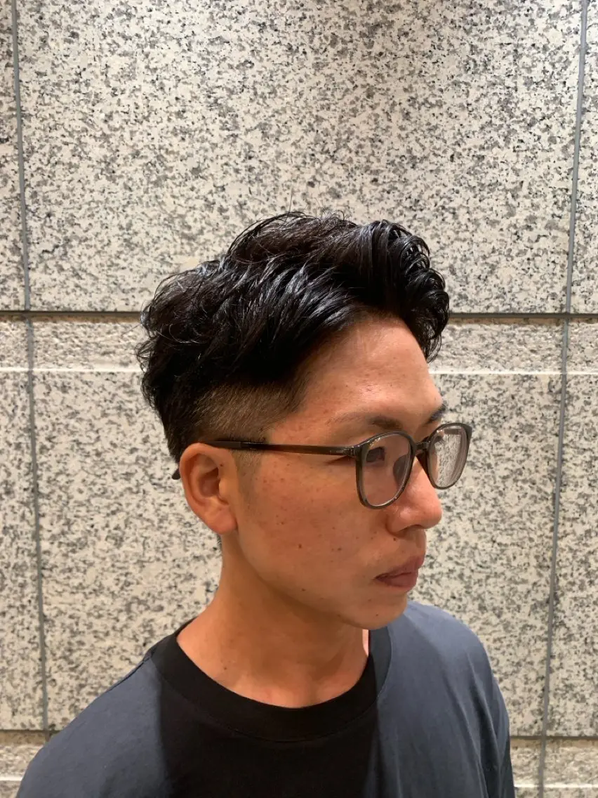 メンズ カット パーマ 杉本 翔希のヘアスタイル