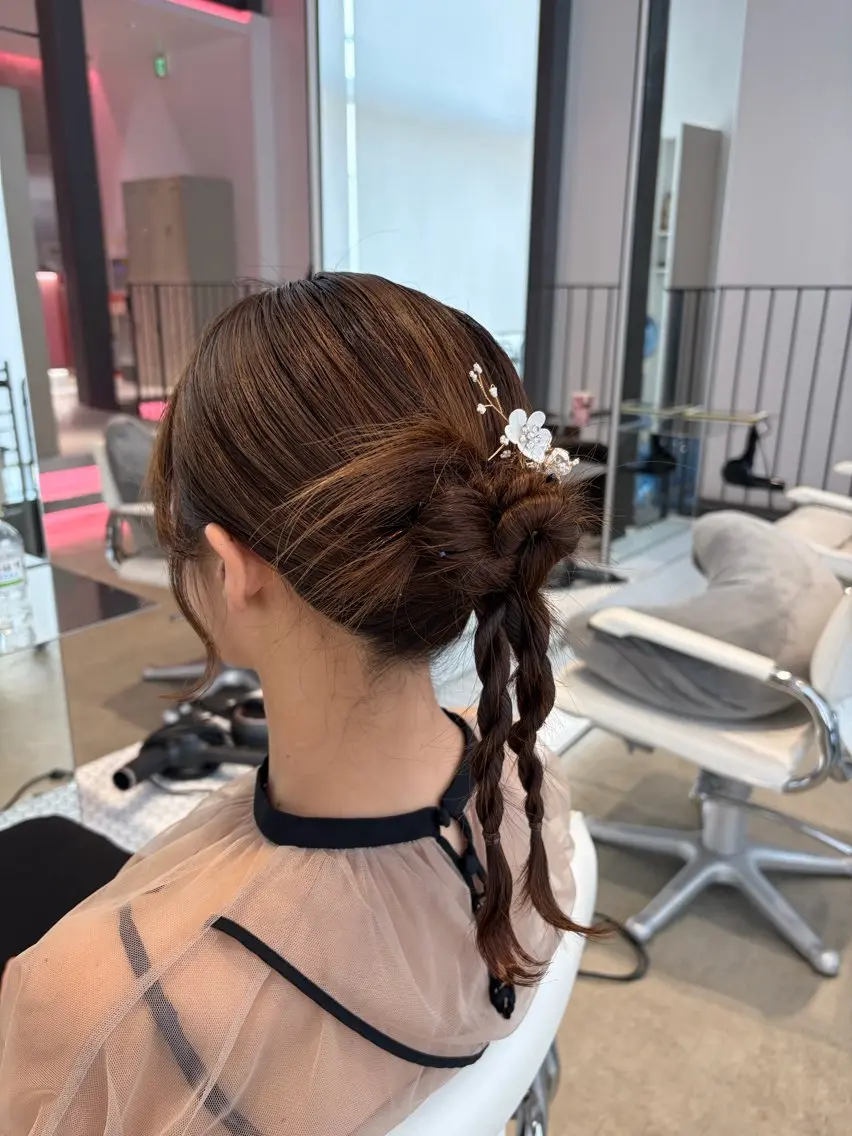 ヘアアレンジ 透明感🫶🏻今出 祐樹👍🏻のヘアスタイル
