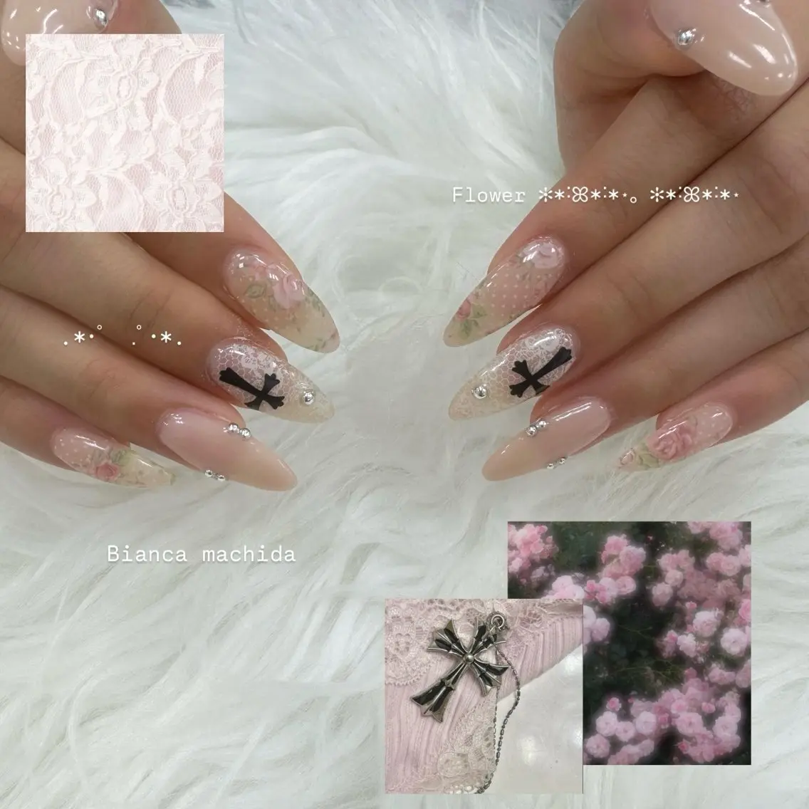 ネイル ハンドネイル BIANCA 🖤 NISHIMURAのネイルデザイン