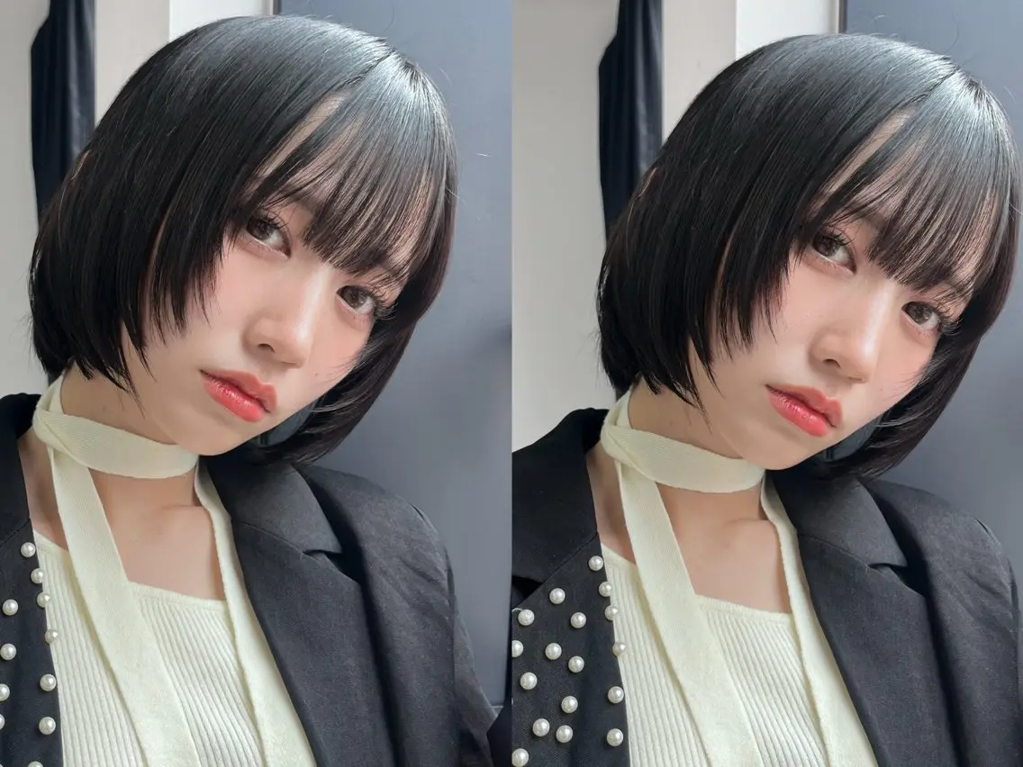 ショート カラー カット ヘアカラー ウルフ🦋顔まわり ❤︎ ͛めいのヘアスタイル