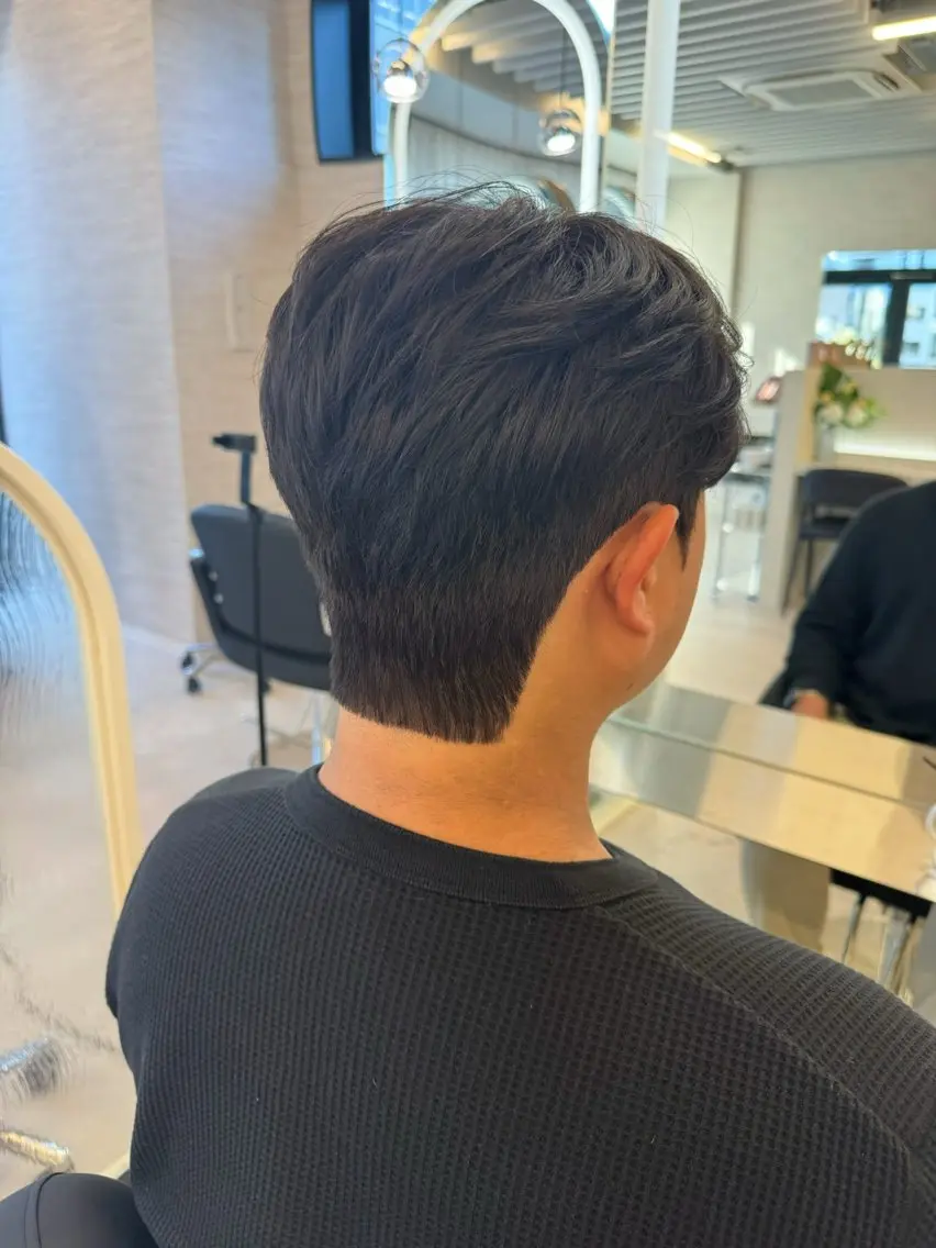 メンズ カット パーマ 韓国式ダウンパーマ 🇰🇷櫻井健のヘアスタイル
