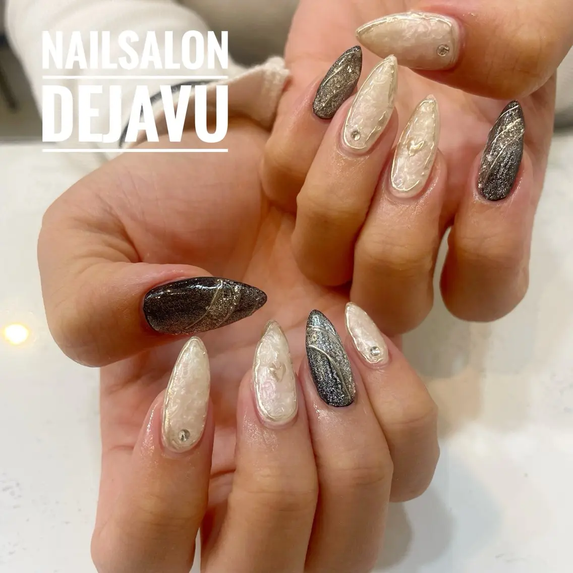 ネイル 持ち込み ハンドネイル Nail salon Dejavu 🌿のネイルデザイン