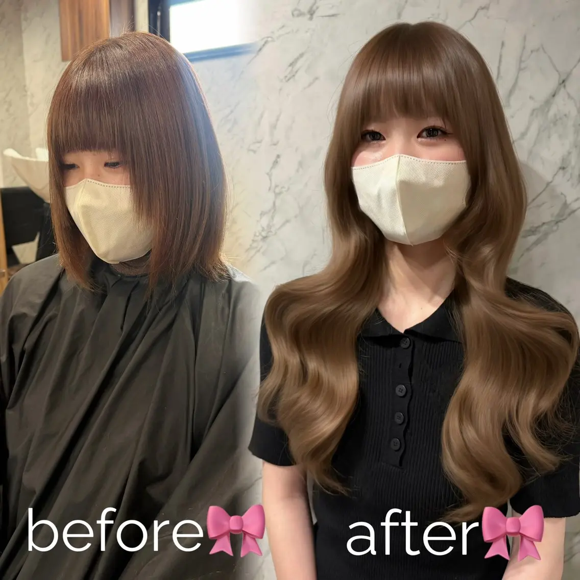 【ワンホンちゃんになれる🇨🇳♡】ワンカラー+人毛100%シールエクステ80本💕の写真