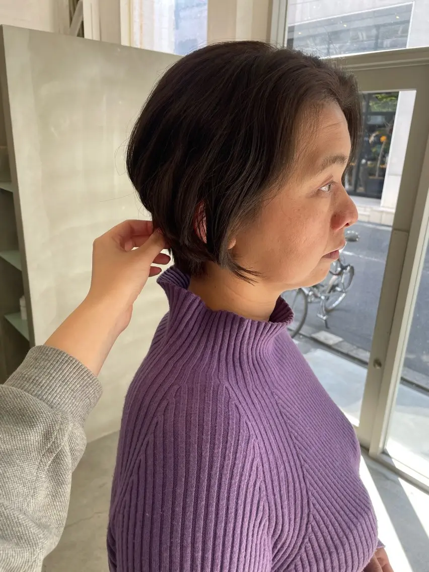 ショート ショートヘア カット 平野 叶花のヘアスタイル