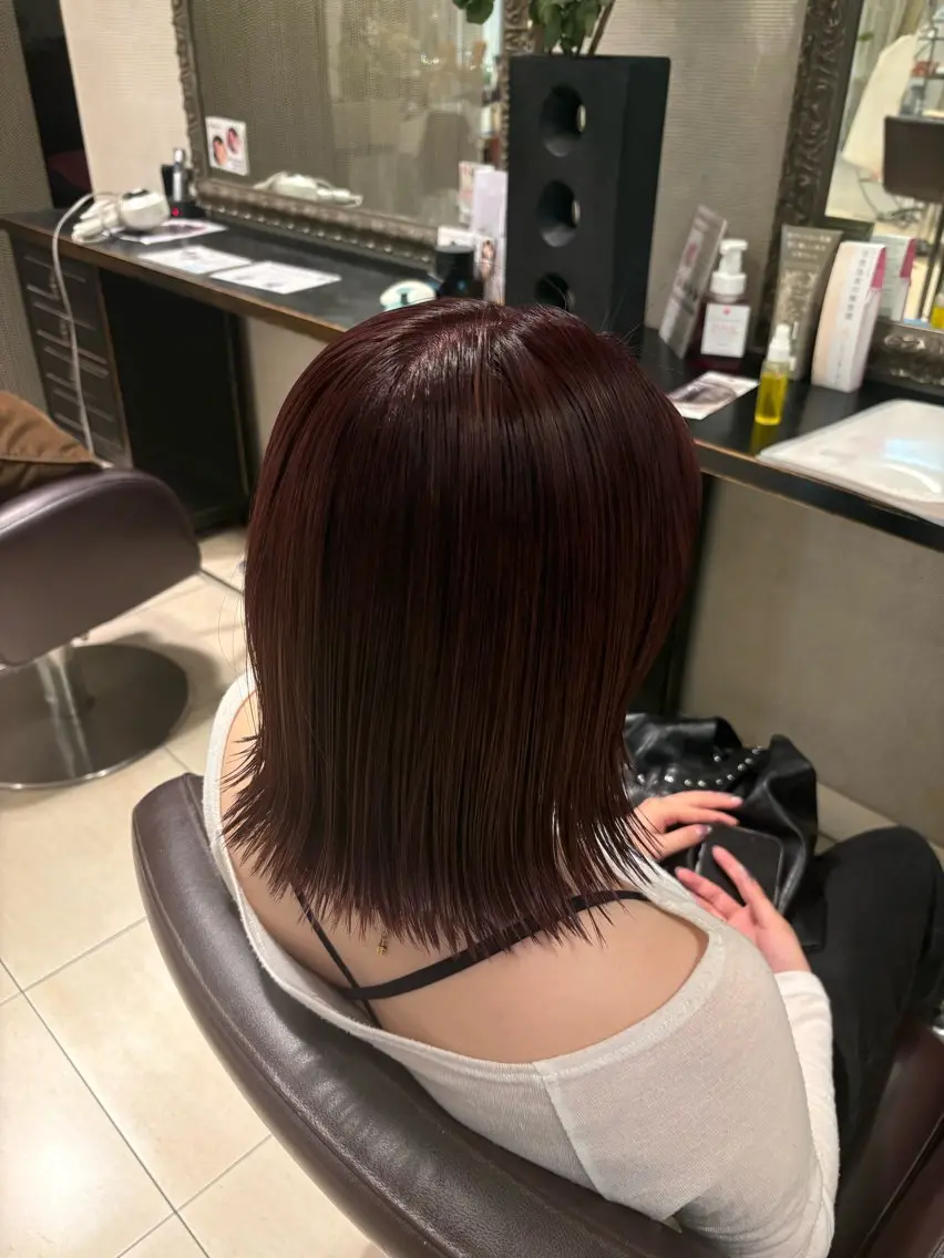 ミディアム 髪質改善✨カット✂️ カラー🫟　カリノのヘアスタイル