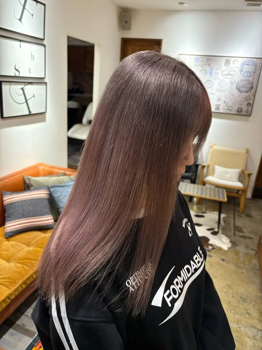 🫧カット+透明感カラー🫧✨の写真