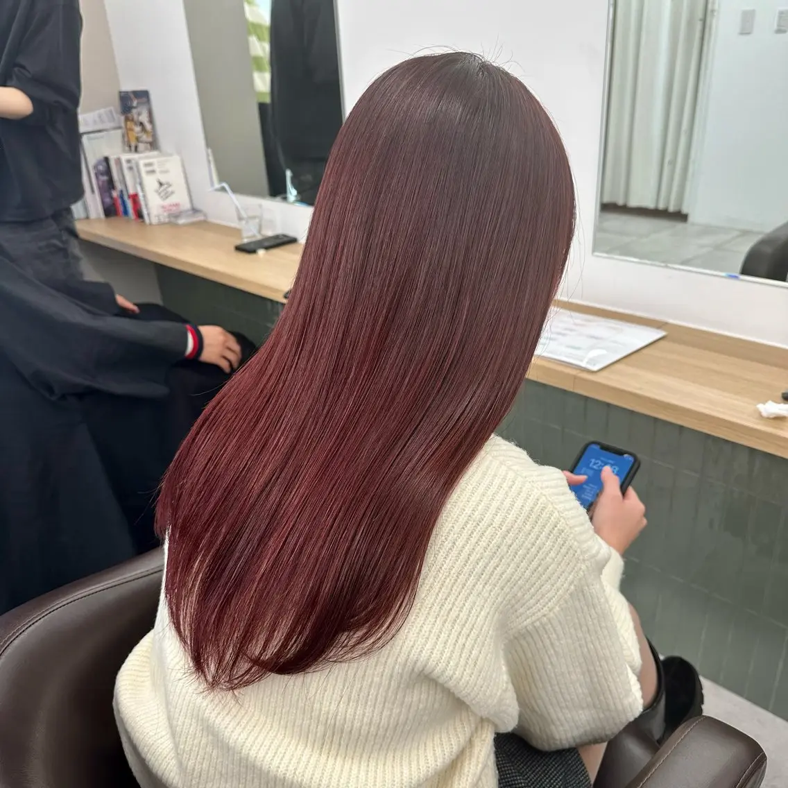セミロング カラー カット ヘアカラー トリートメント ブリーチなし/レイヤ ー特化🌈Tommyのヘアスタイル