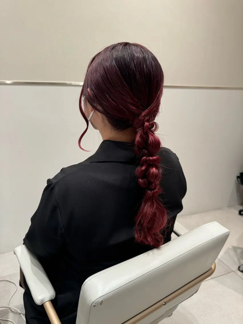 ヘアアレンジ【編みおろし】✧︎*。の写真