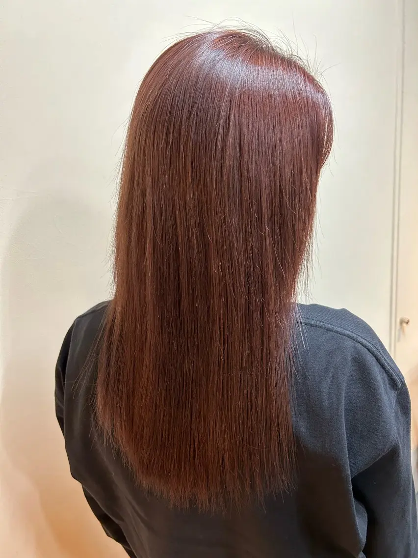 セミロング 水谷 菜央のヘアスタイル