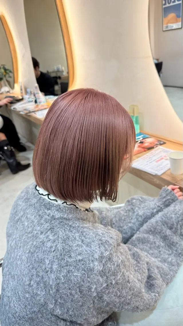 カラー ブリーチ ヘアカラー 透明感カラー /りんのヘアスタイル