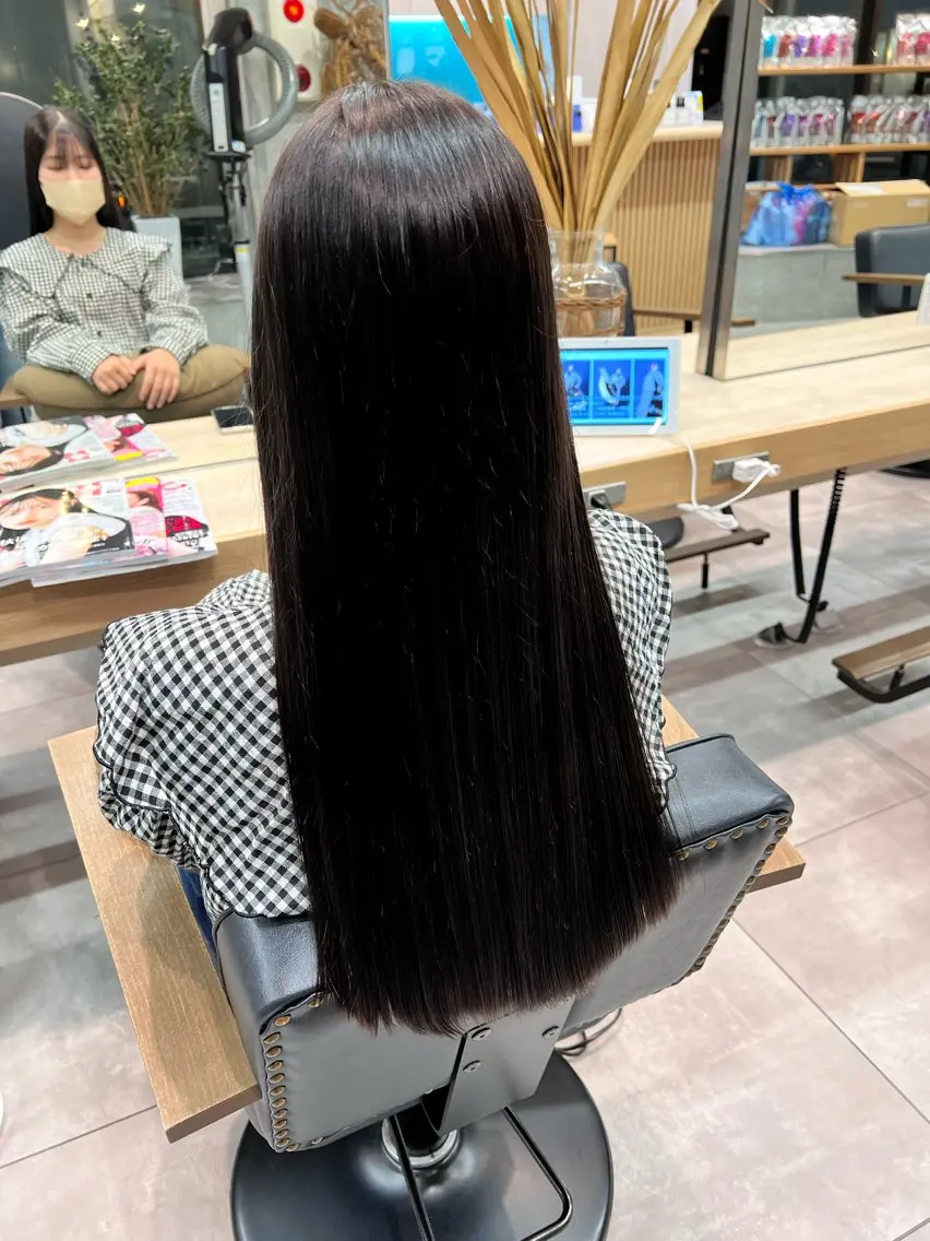 ロング カラー ヘアカラー トリートメント 🌞レイヤー×カラー 前川那津美🌞のヘアスタイル