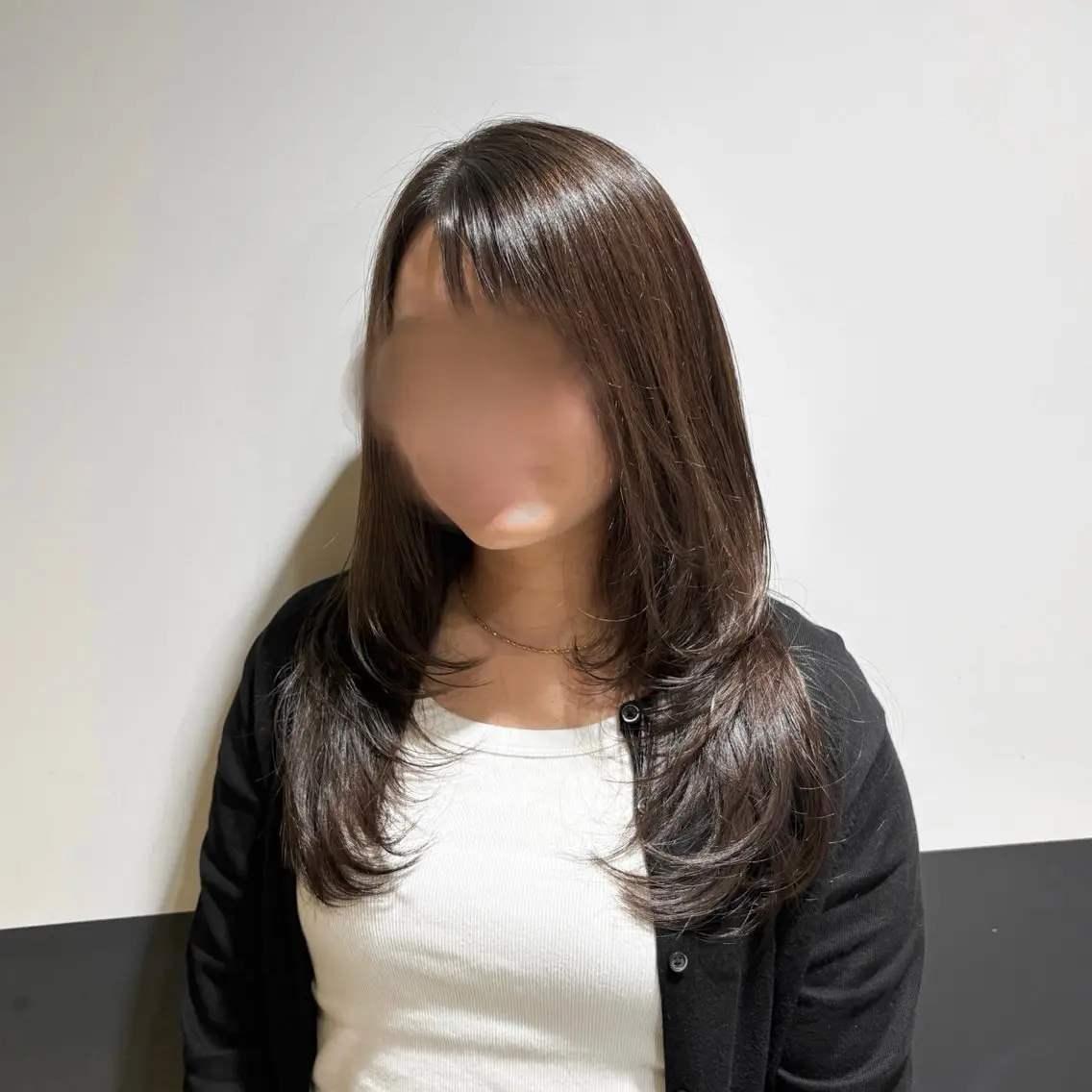 セミロング レイヤーカット カット ヘアカラー トリートメント ボブ/外国人風カラー 🩵mikiのヘアスタイル