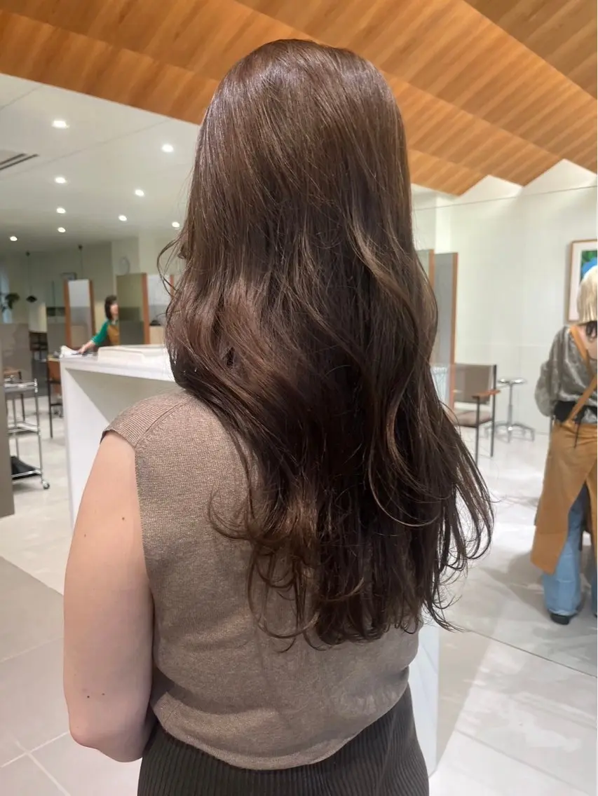 ロング カラー ダブル透明感カラー/ ロングカット/Rioのヘアスタイル