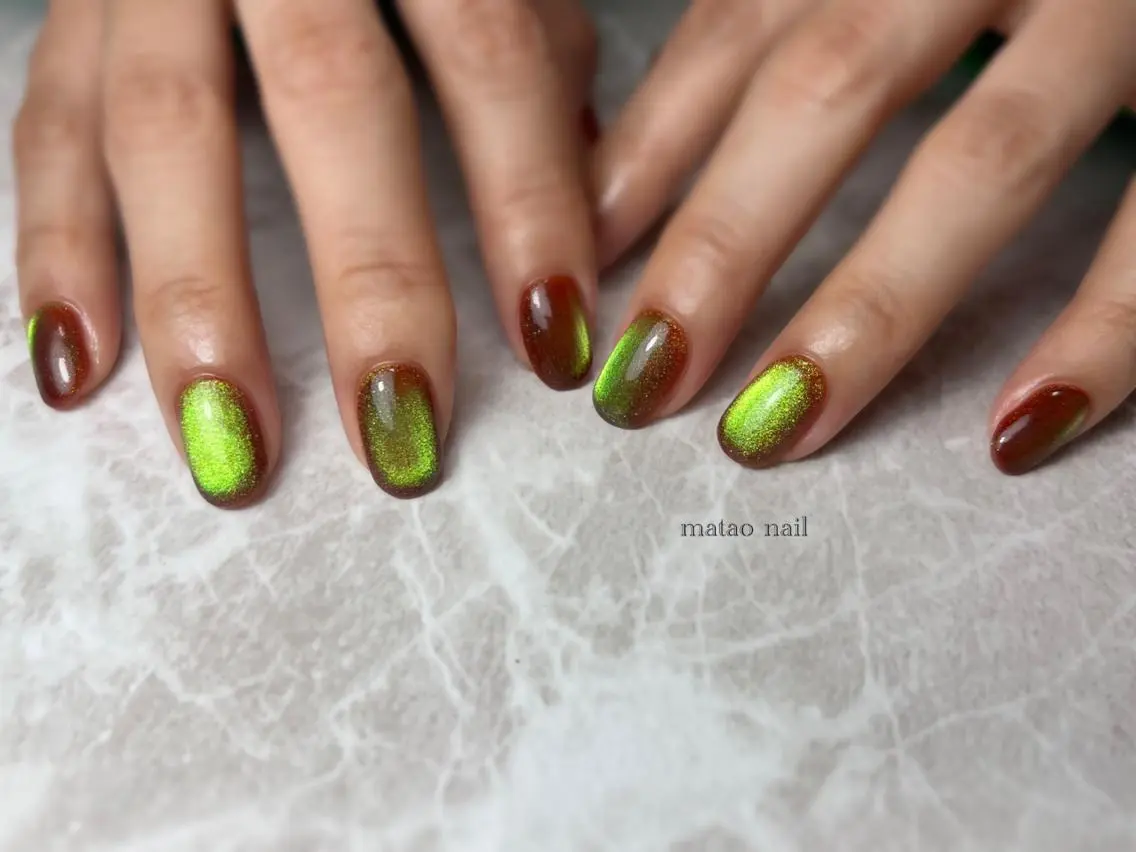 ネイル マグネットネイル ワンカラーネイル ハンドネイル フットネイル matao nailの眉毛・アイブロウイメージ