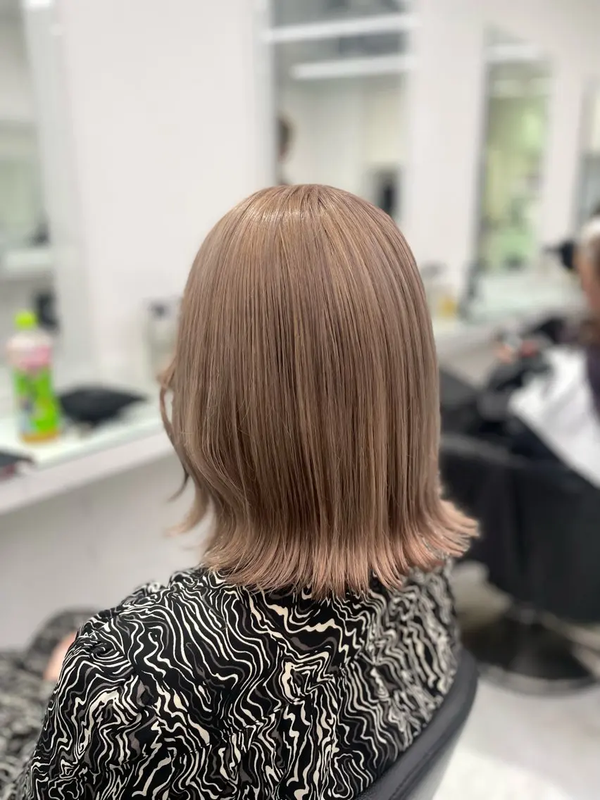 カラー ヘアカラー トリートメント 透明感💕今っぽ似合 わせ𝐍𝐨. 𝟏のヘアスタイル