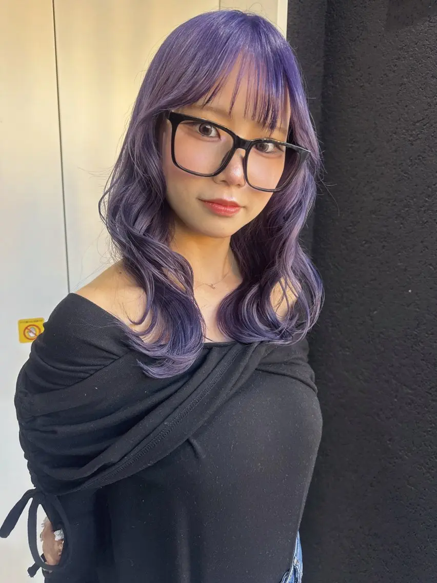 ミディアム カラー 店長 小池アキトのヘアスタイル