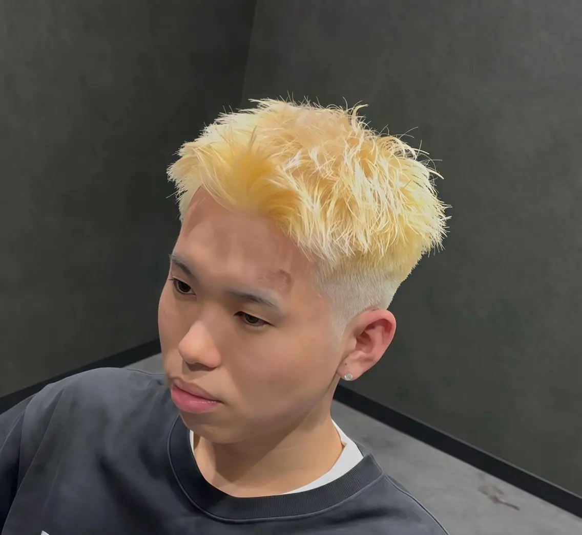 ショート カラー メンズ HINA ちゃんのヘアスタイル