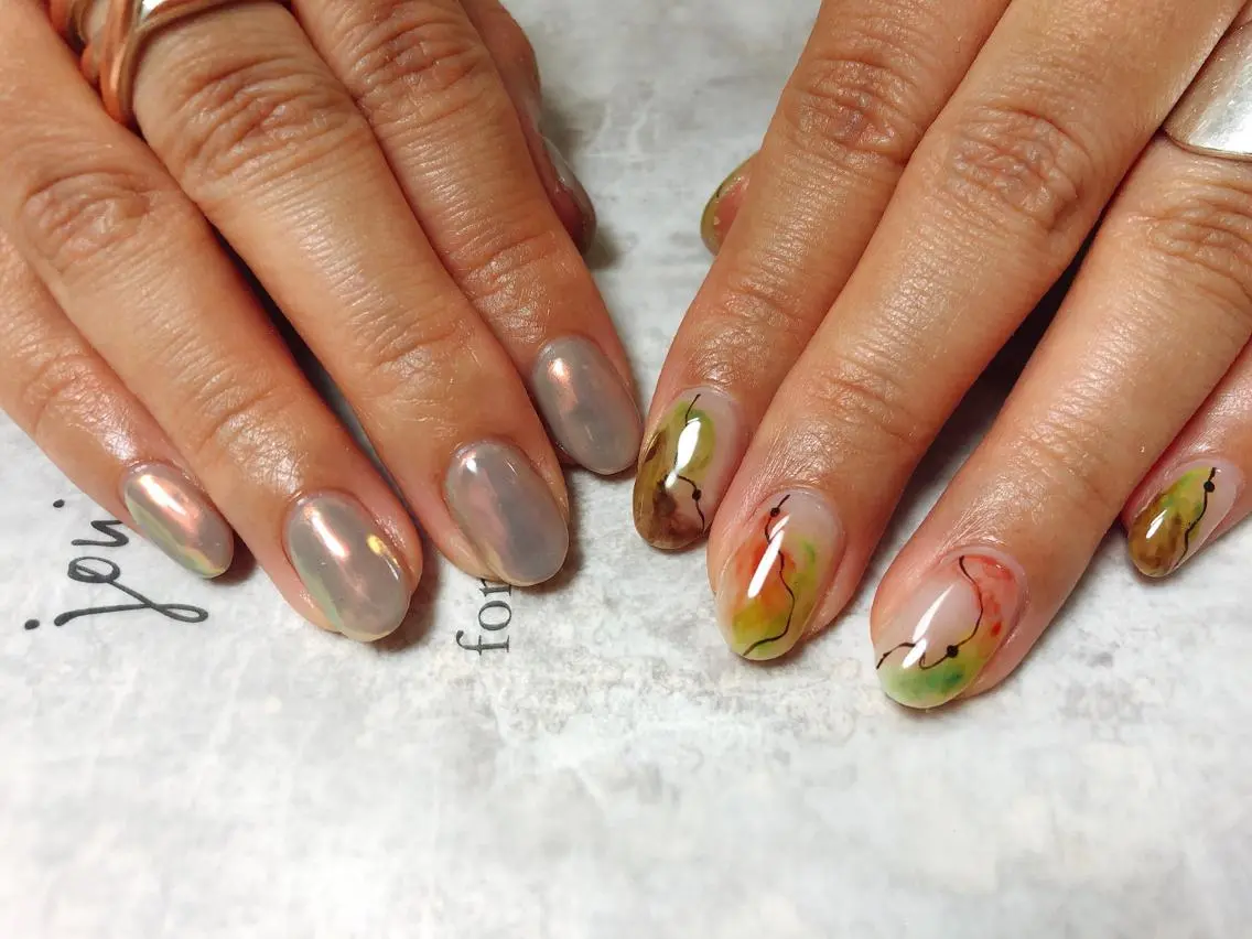 ネイル 春ネイル kiki nail &brow二子玉川のネイルデザイン