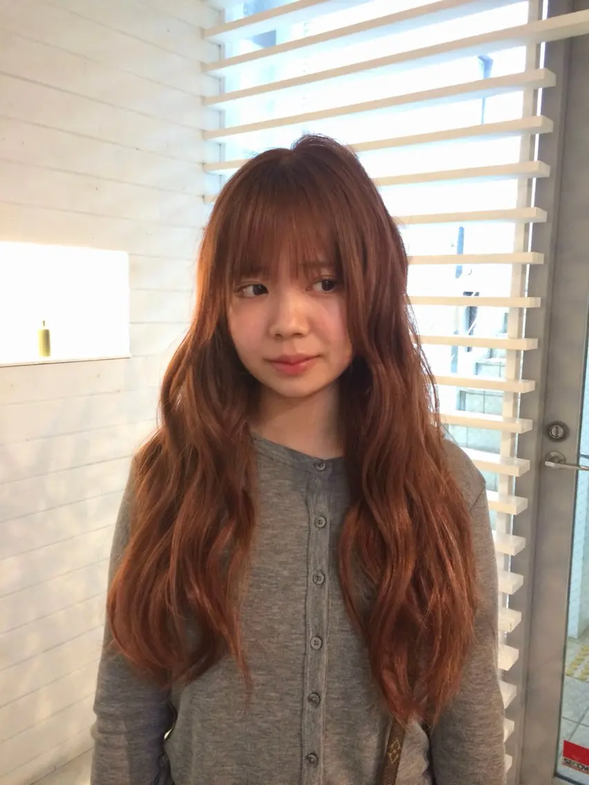 ロング カラー ヘアカラー ミナ /海外スタイルのヘアスタイル