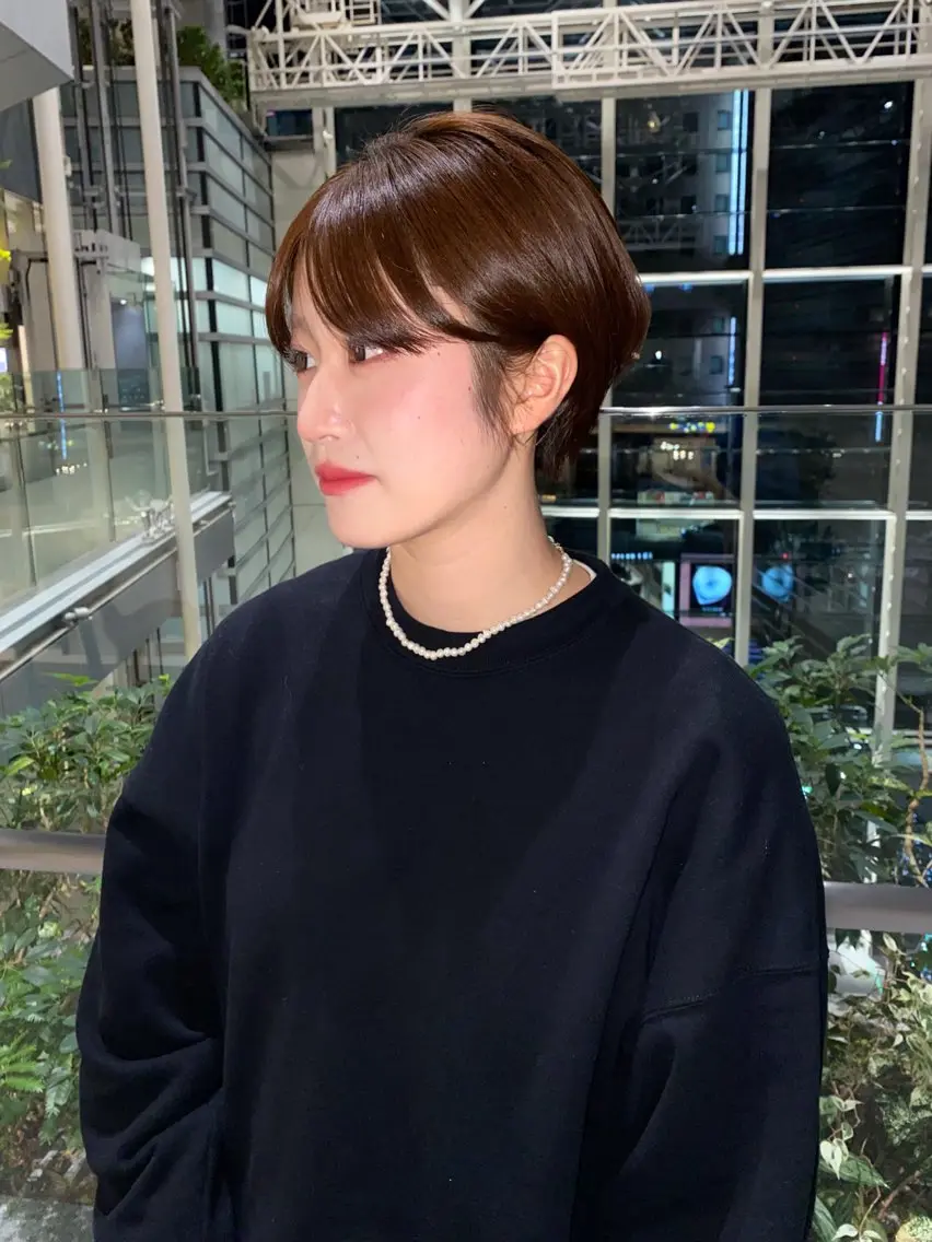 ショート カラー カット ヘアカラー トリートメント mai / linoah˚✧のヘアスタイル