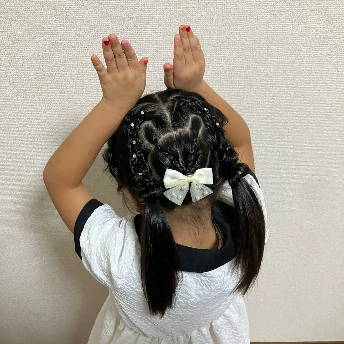キッズ 子どものヘアアレンジ 飛彈 優風のヘアスタイル