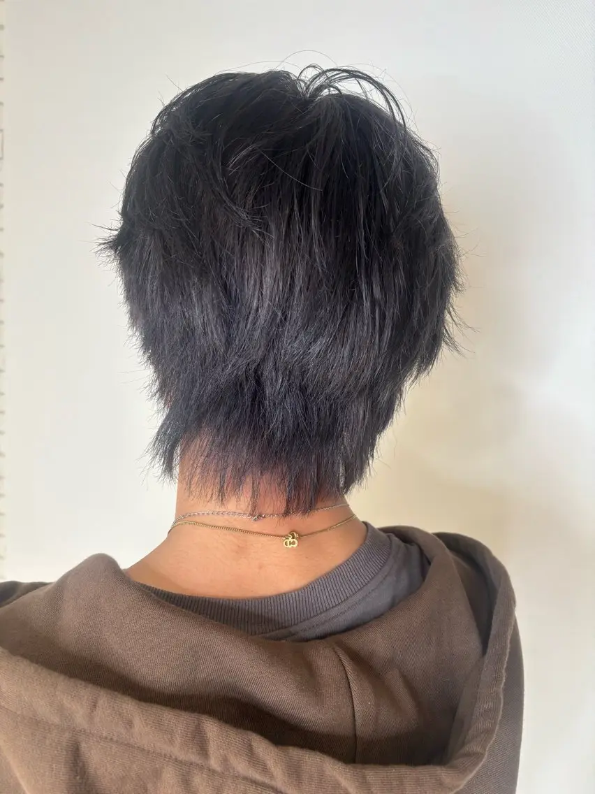 ショート アッシュ アッシュグレー アッシュグレージュ ヘアカラー 木村 優奈/縮毛矯正/艶髪のヘアスタイル