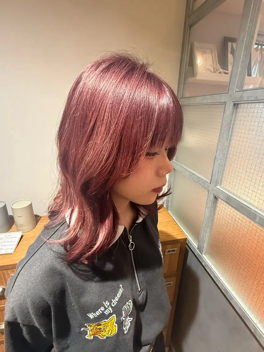 ミディアム カラー カット ヘアカラー 🦕 kiito Runa 🦖のヘアスタイル