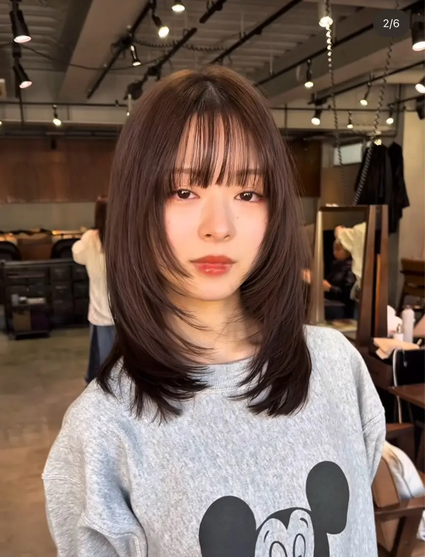 ミディアム 似合わせカット/ 赤熊咲良 🦔ྀིのヘアスタイル