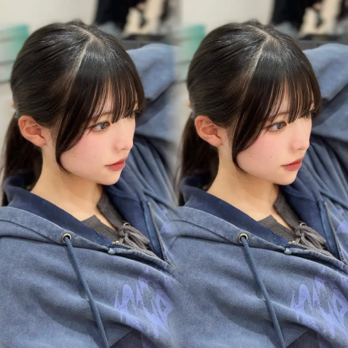 【ミニモ限定】🫧小顔顔周りカット+3stepトリートメント🐳 福岡/博多の写真