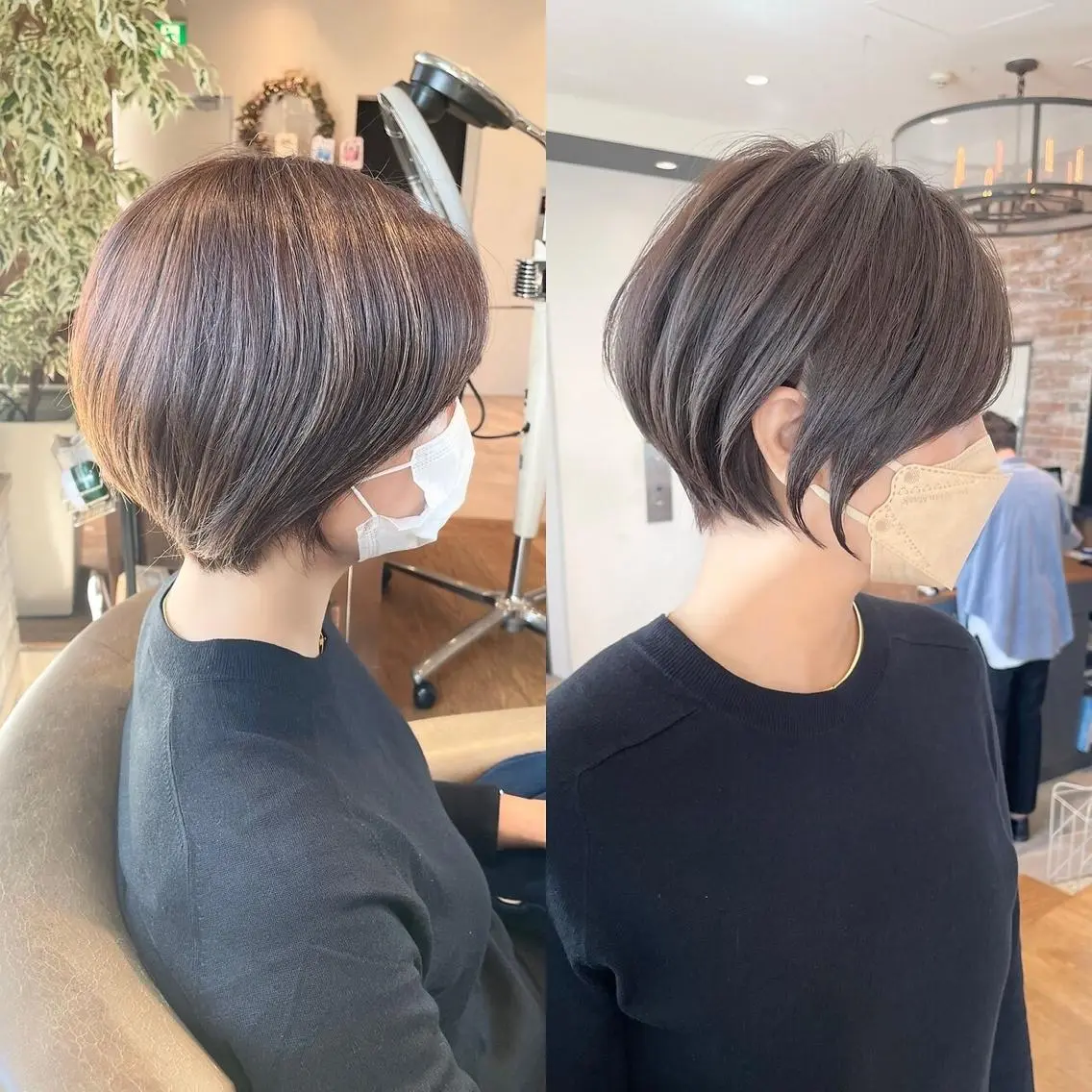 ショート カット 襟足でお悩みの方✂︎ くびれ職人ハシモトのヘアスタイル
