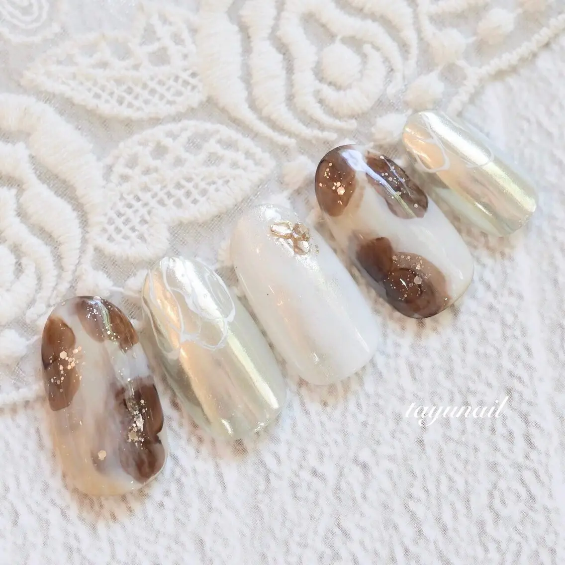ネイル アートネイル ジェルネイル パラジェル ネイルサロン 【たゆnail】のネイルデザイン