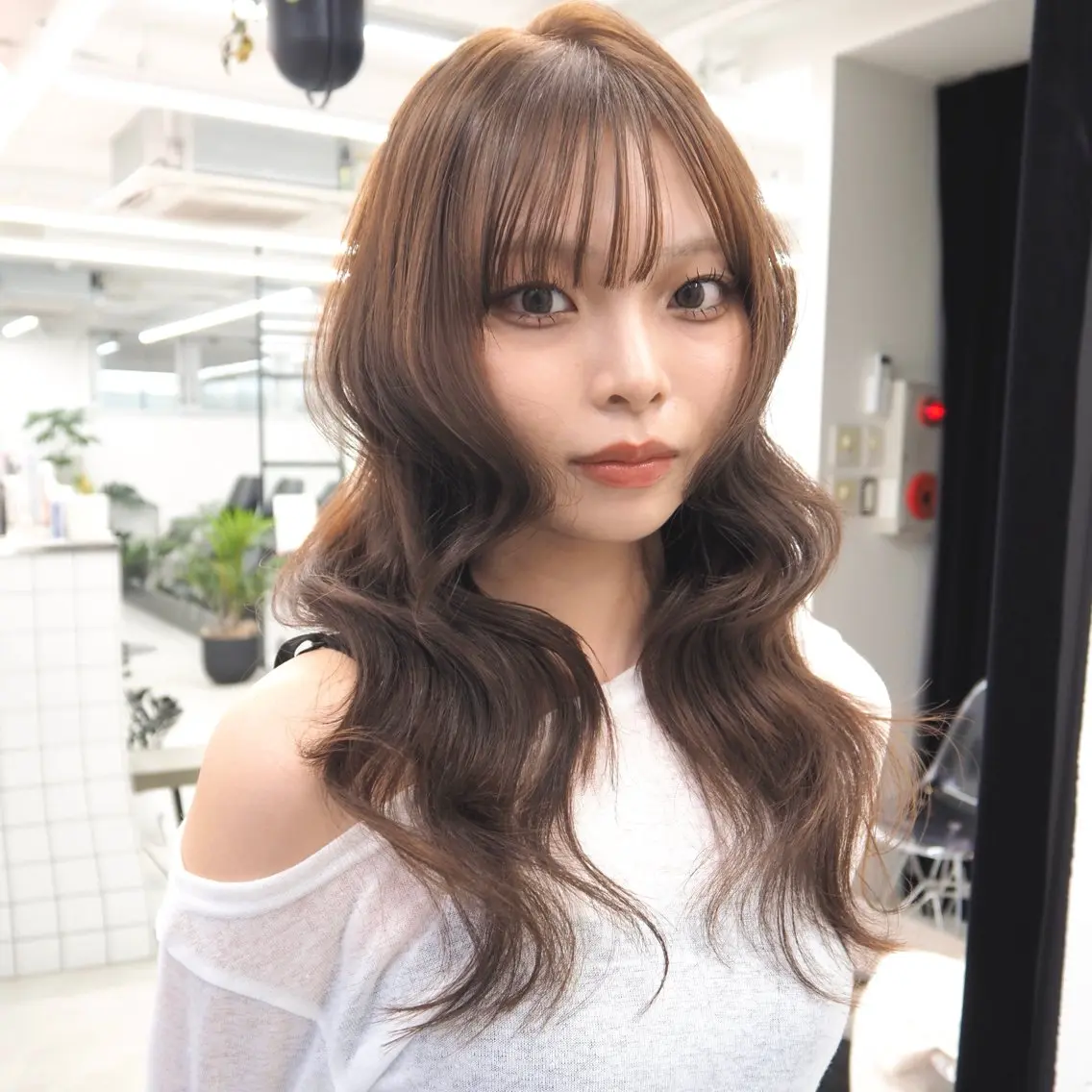 ロング カラー ブリーチ 透明感カラー ダブルカラー ブリーチなしカラー 韓国風ヘア ヘアカラー yuki/矢場町/ JILLSTUDIOのヘアスタイル