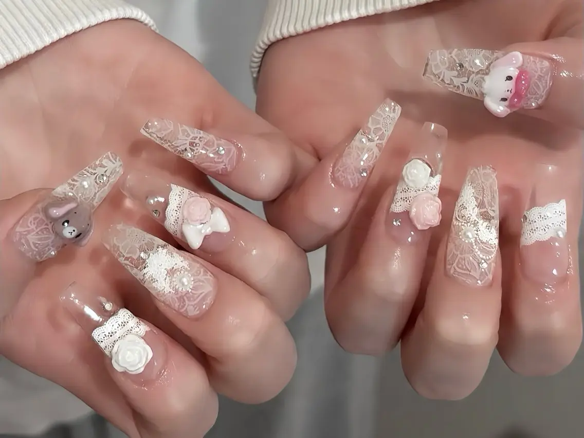 ネイル オーロラネイル ブルー フットネイル ジェルネイル 氷ネイル・うるうるネイル ハンドネイル Rin Nail 新大久保店のネイルデザイン