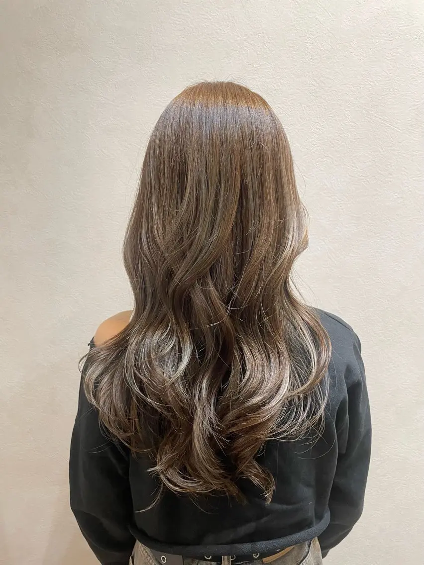 ロング カット ヘアカラー トリートメント newi大分/ ヒメノシオリのヘアスタイル