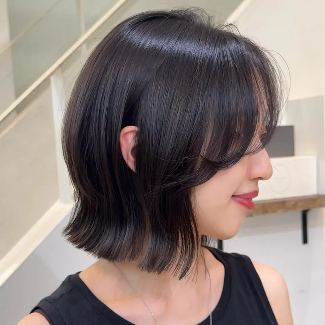 ミディアム パーマ カット ヘアカラー 縮毛矯正 ボブ/レイヤー/髪質 改善/AOI🫧のヘアスタイル