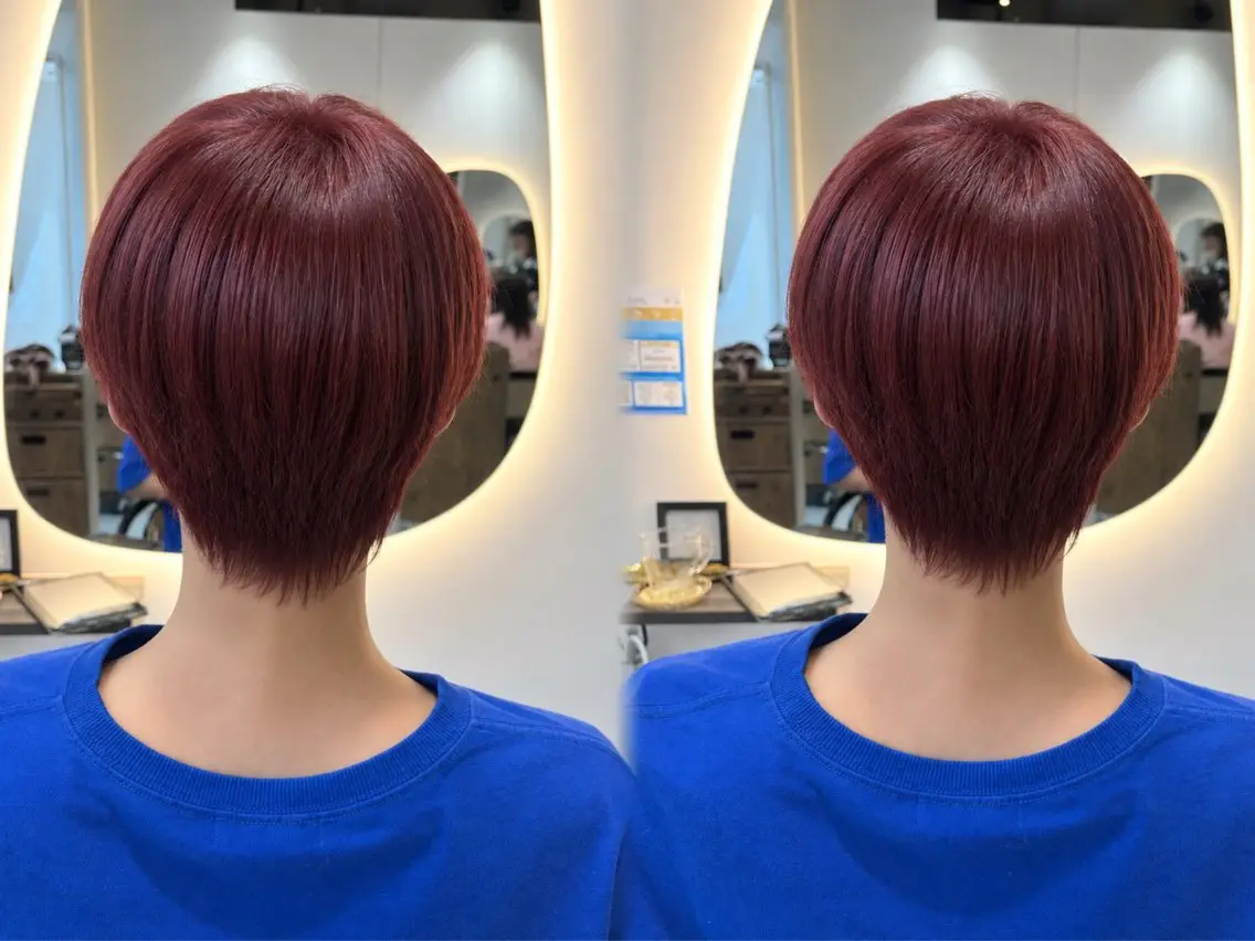 カラー カット ヘアカラー トリートメント すずき あいりのヘアスタイル