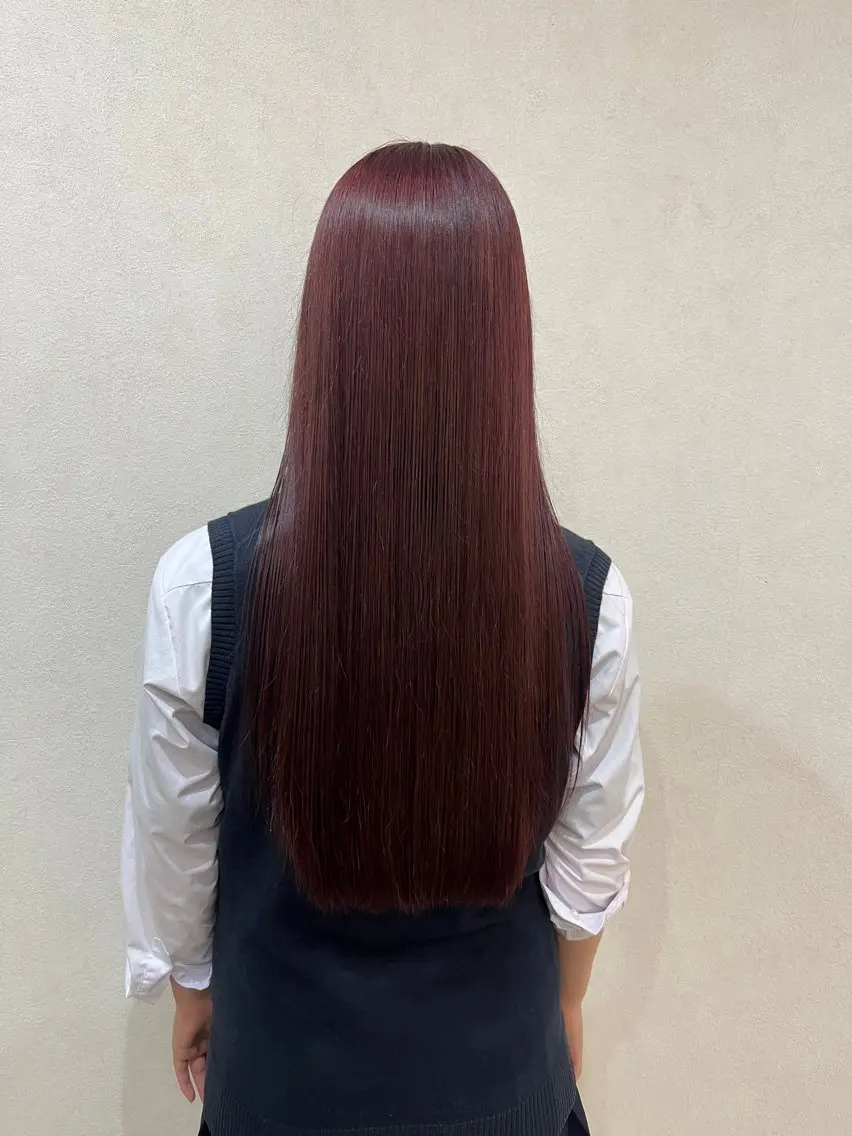 ロング カラー 縮毛矯正🫧/ 武笠 友香🤍のヘアスタイル