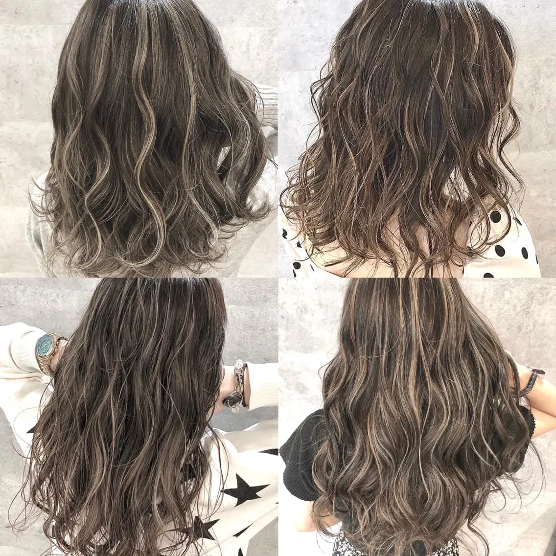 ロング カラー ハイライトカラー ハイライト ✨MiL✨ ✨心斎橋✨のヘアスタイル