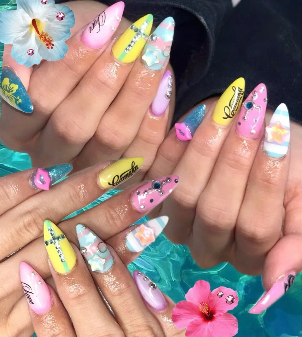 ネイル ハンドネイル Bitty💟 Marinのネイルデザイン