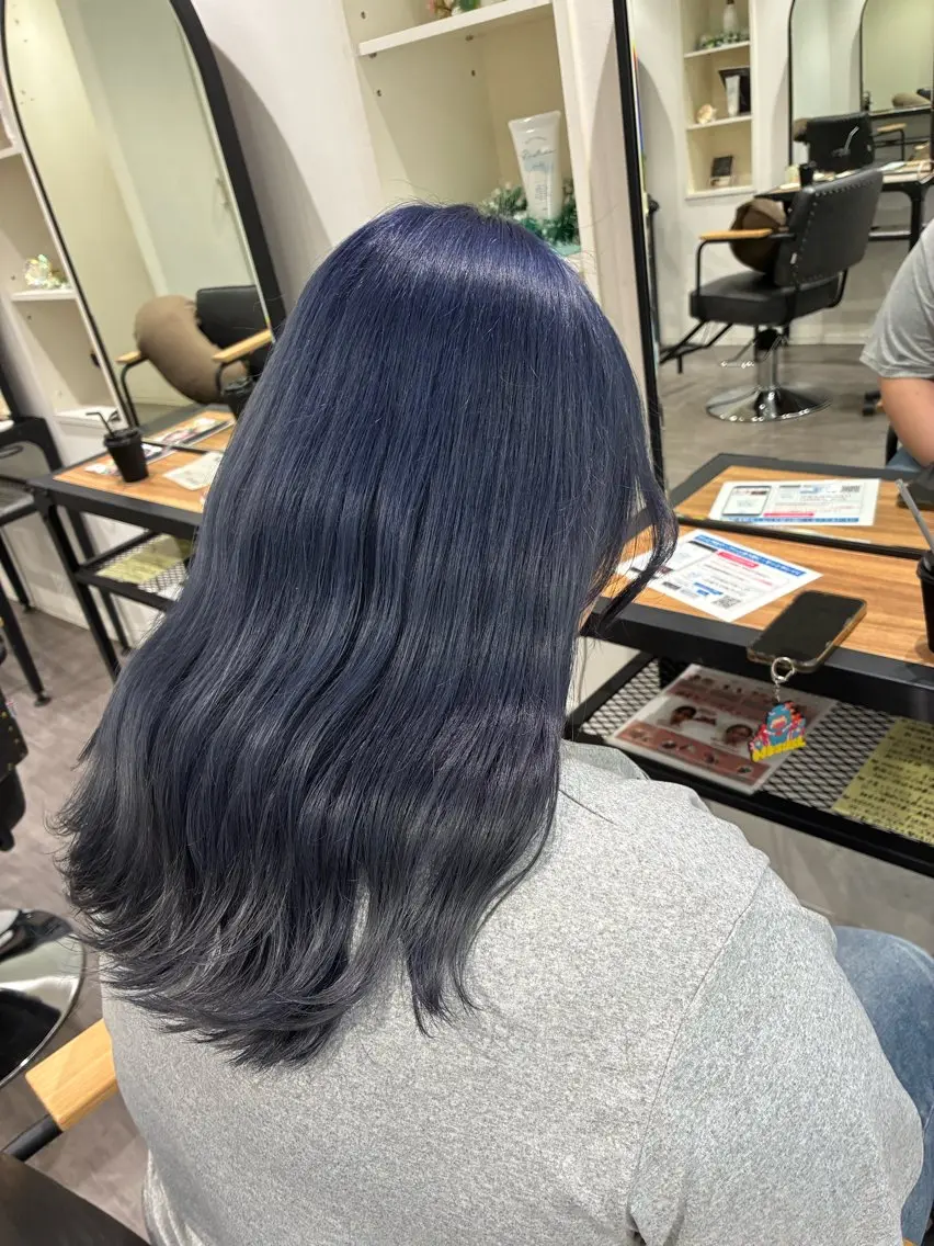 セミロング ヘアカラー cocotte みづき/艶カラー🫧のヘアスタイル