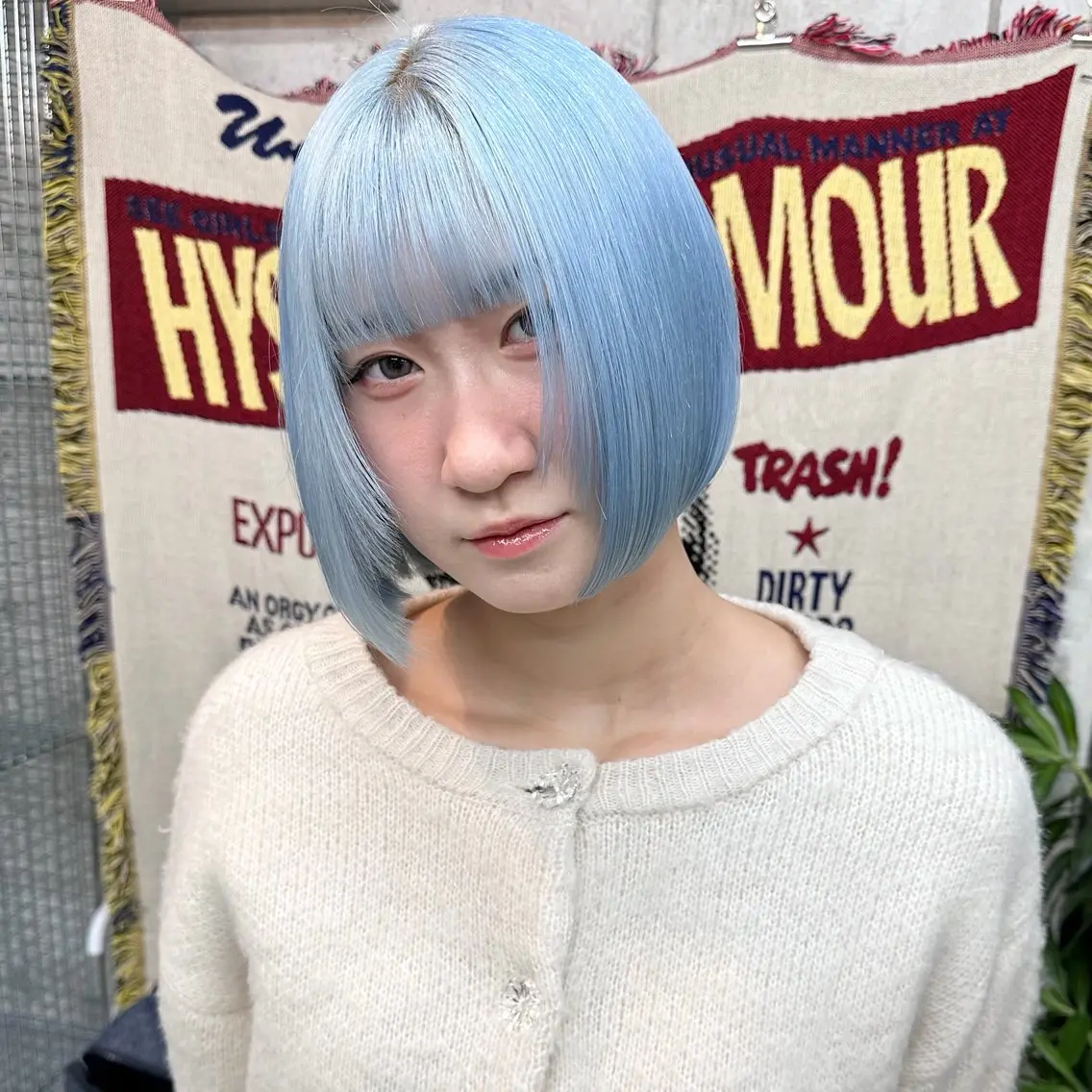 ミディアム カラー ヘアアレンジ ヘアカラー トリートメント TAKUMAブリーチ /デザインカラーのヘアスタイル