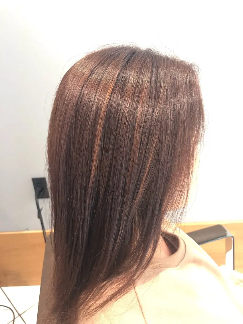 ロング ハイライト SHIHO✨ 白髪染め専門のヘアスタイル